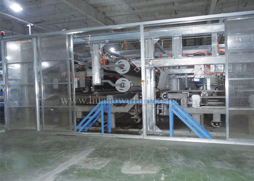 Pure virgin cotton spunlace line